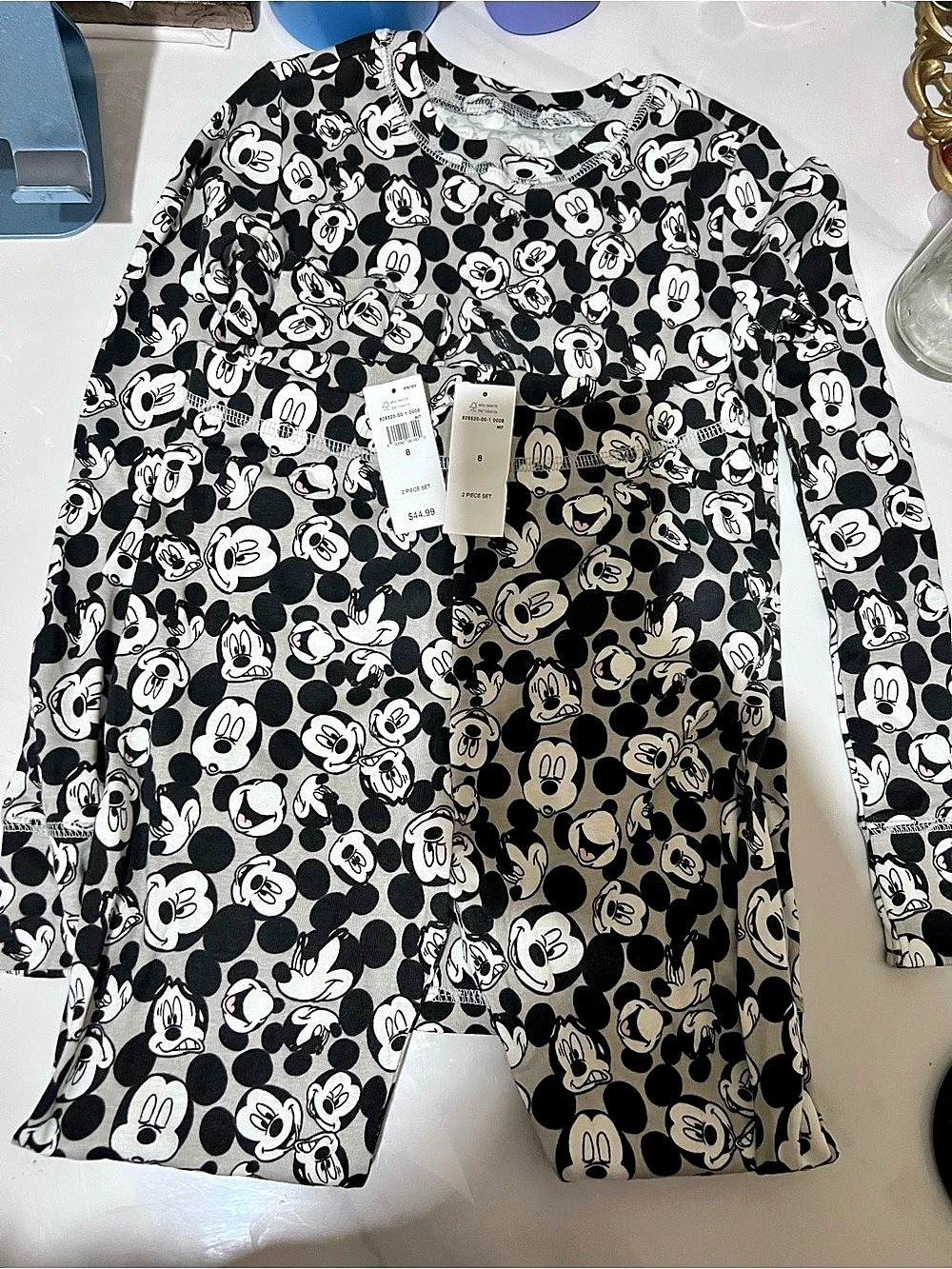 GAP Unisex Mickey Mouse 2-Piece Set Size 8 NWT